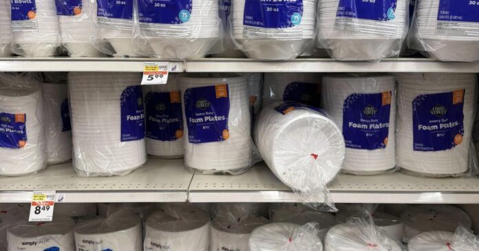 California banned polystyrene. So why is it still on store shelves?