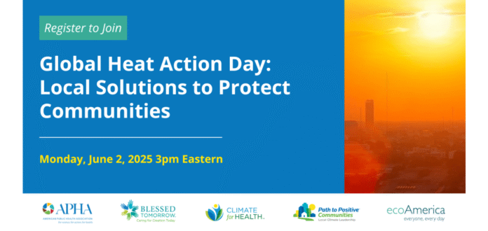 Act on Extreme Heat this Global Heat Action Day: June 2 at 3pm ET!
