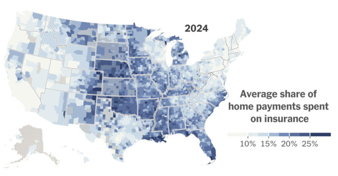 A Climate ‘Shock’ Is Eroding Some Home Values. New Data Shows How Much.